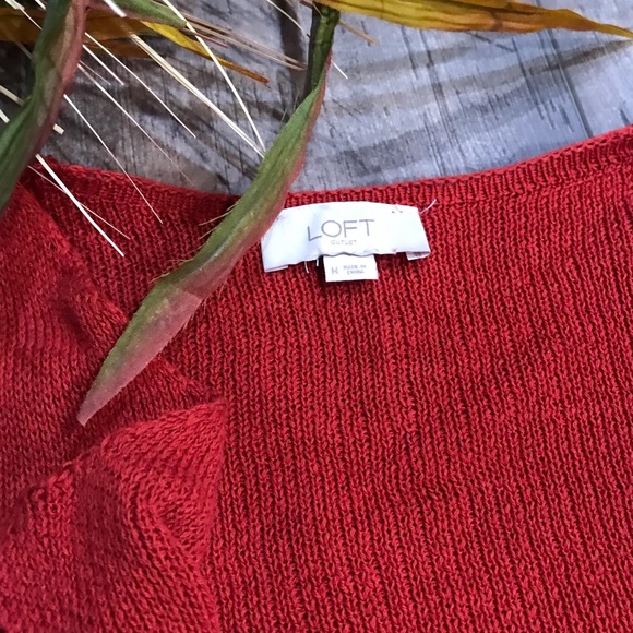 🍁Fall 🍁LOFT MEDIUM ball sleeve cardigan l🍂🍁🍁 - Picture 2 of 4